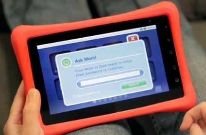 Nabi 2 kids' tablet features: parental controls