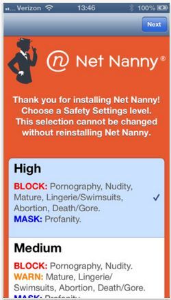 net nanny iphone chrome