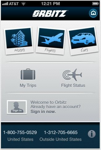 Plan your trip with the Orbitz app