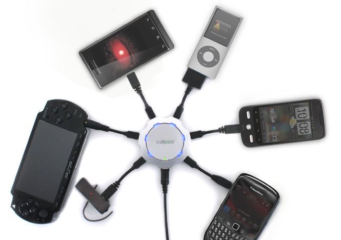 Chargepod charges up to six USB devices at once