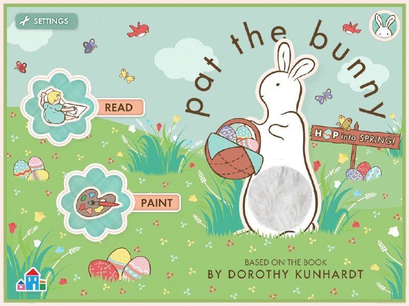 Educational apps for kids: Pat the Bunny ebook