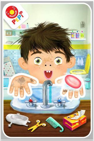 Pepi Bath app for preschoolers | Cool Mom Tech Back to School Guide 