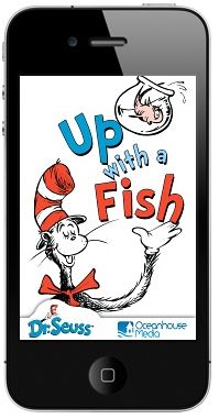 Up with a Fish Cat in the Hat app