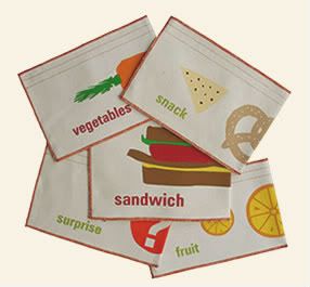 Reusable sandwich bags for an eco-friendly lunch