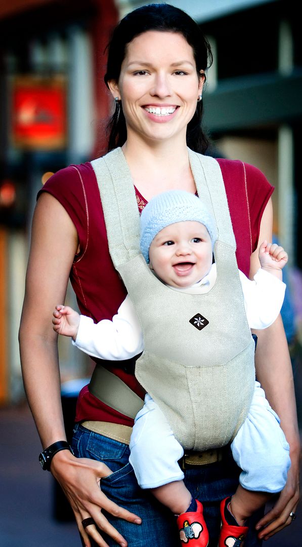 Belle Organic Earth baby carrier