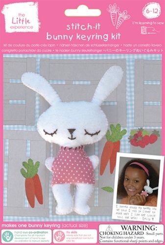 Stitch-It Bunny keyring kit