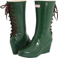 Lace-up Hunter rain boots
