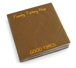 Funny holiday cocktail napkins