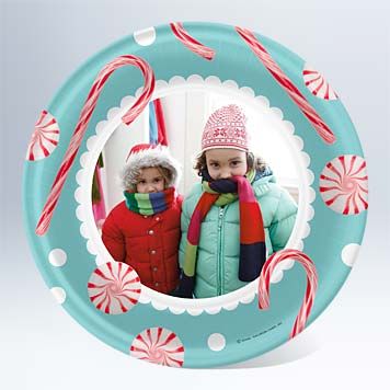Custom photo paper plates for the holidays