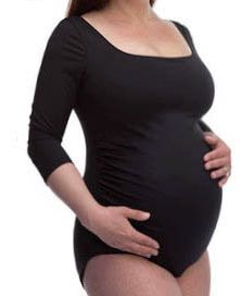 Bashful bump maternity bodysuit