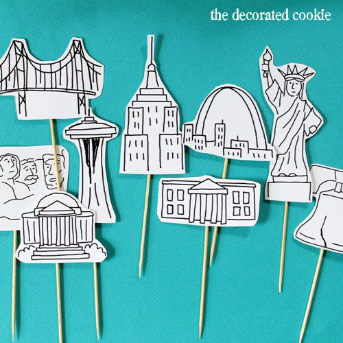 The Decorated Cookie USA landmarks on Cool Mom Picks