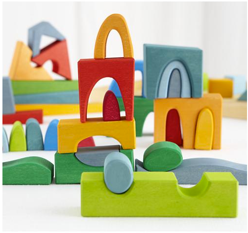 Colorful wooden blocks | Land of Nod