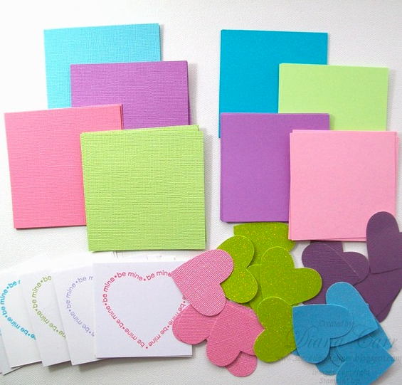 Acarrdian Cards Valentine's kit for kids