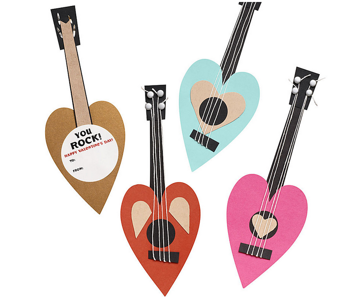 Guitar Valentines at Paper Source