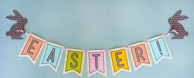 Paper Coterie Easter Banner at Cool Mom Picks