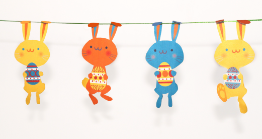 Happy Thought Bunny Garland on Cool Mom Picks