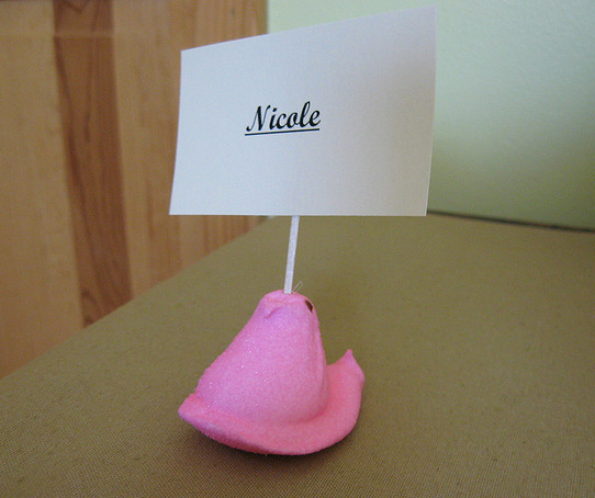 Peeps place cards on Cool Mom Picks