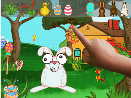ClickySticky Easter scene on Cool Mom Tech