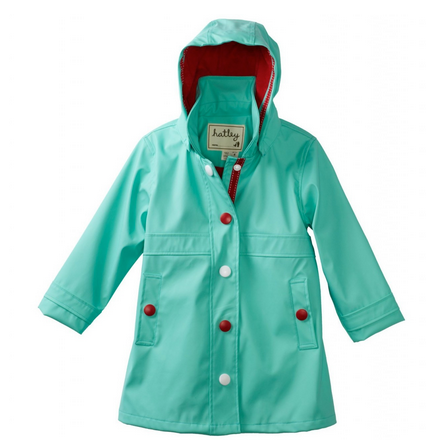 Hatley Kids teal raincoat on Cool Mom Picks