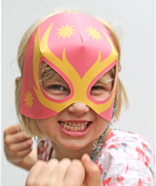 Luche Libre masks by happythought on Cool Mom Picks