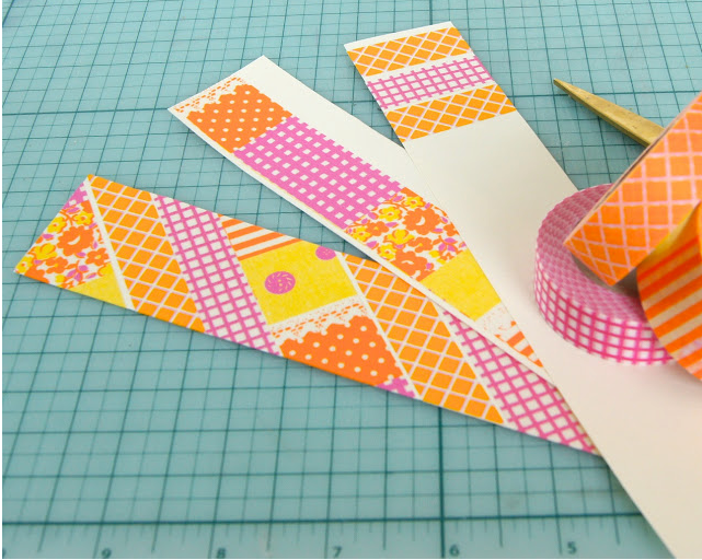 Washi tape bookmarks by Omiyage on Cool Mom Picks