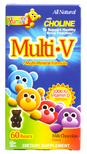 Yum-V's Multi-V milk chocolate vitamin on Cool Mom Picks