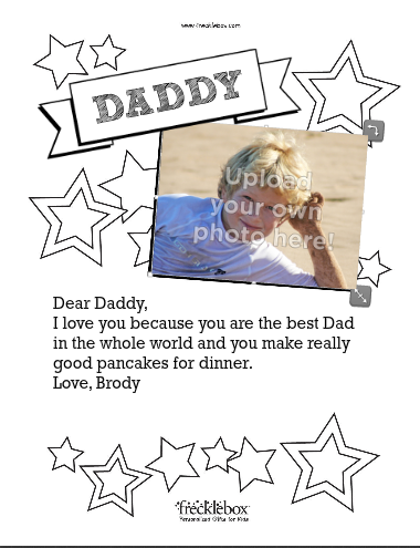 Frecklebox Father's Day card on Cool Mom Picks