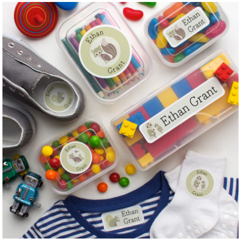 Tinyme Summer camp labels on Cool Mom Picks