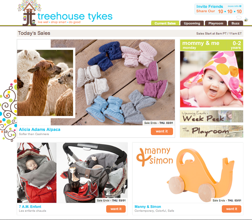 Kids' clothes on sale at Treehouse Tykes