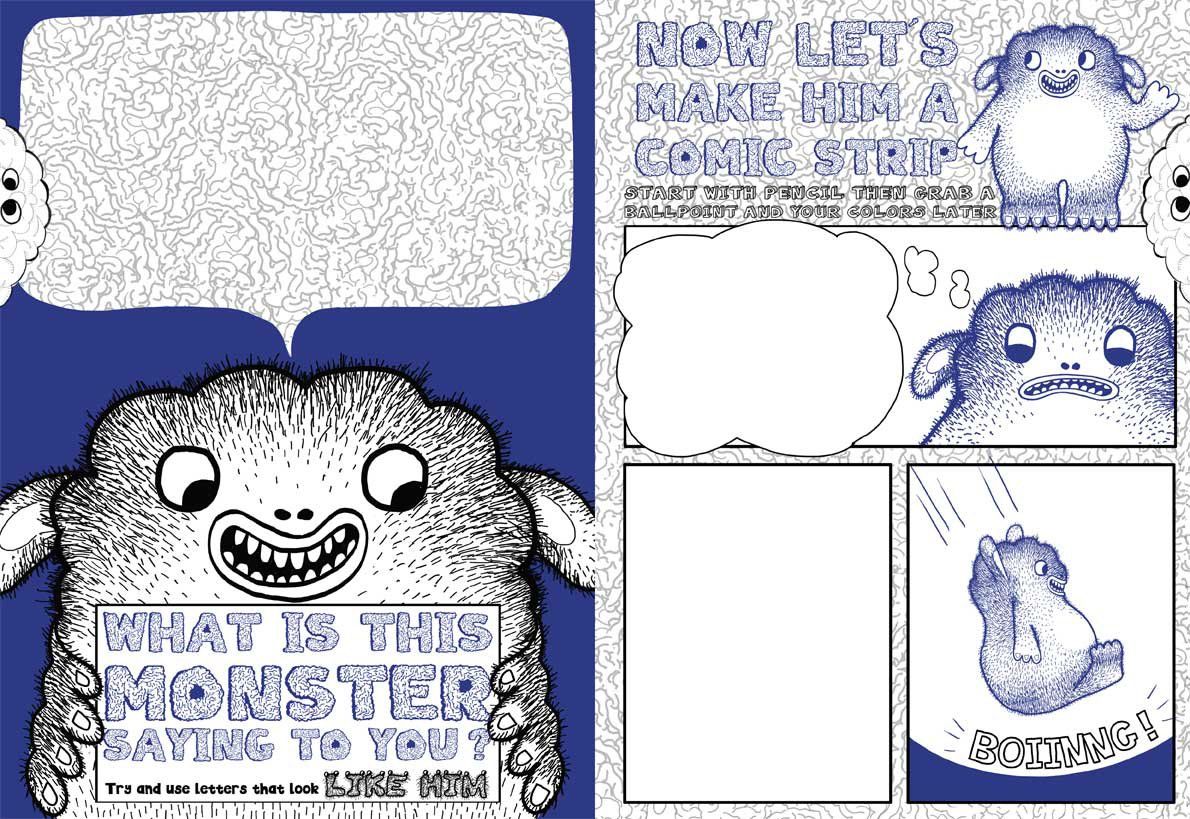 My Monster Bubblewriter Book comic strip | Cool Mom Picks