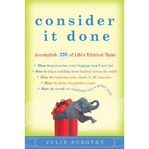 Consider It Done book