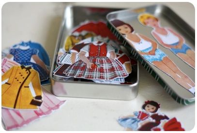 DIY holiday gifts: Magnetic paper dolls