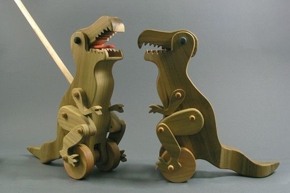 Tyrannosaurs Rex Push Toy