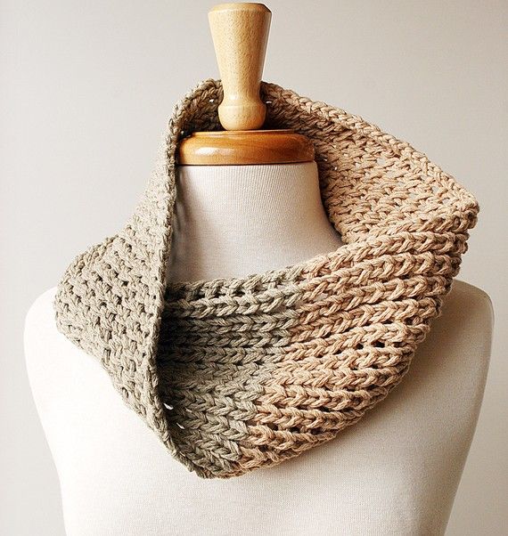 Organic Cotton Knit Neck Scarf