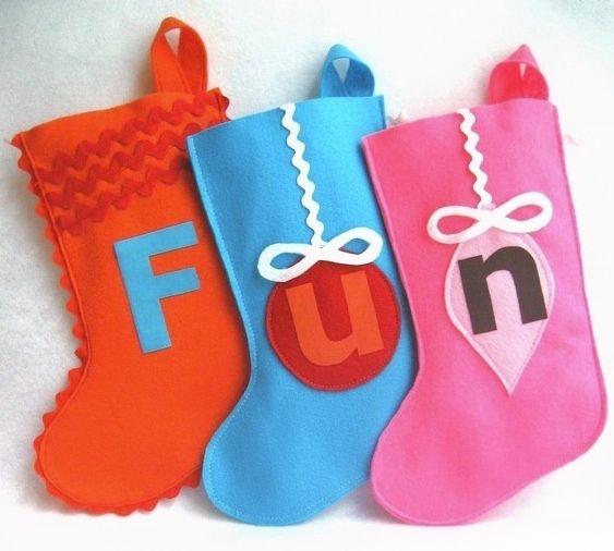 rikrak personlized initial stockings