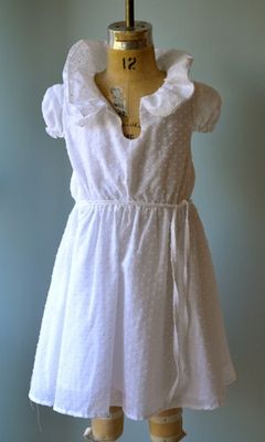 First Communion dress ideas: Girls' white dress from Ses Petites Mains