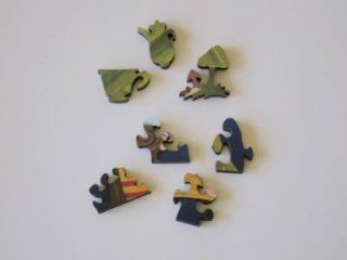 Laser-cut wooden puzzle piece shapes | Artifact Puzzles