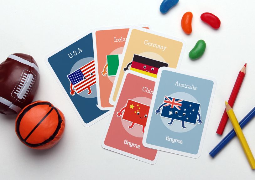 Flag playing cards