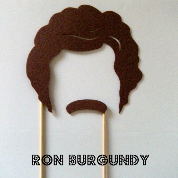 Ron Burgundy felt mask at Cool Mom Picks