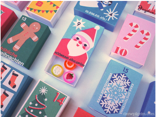 Draw! Pilgrim Matchbox Advent Calendar