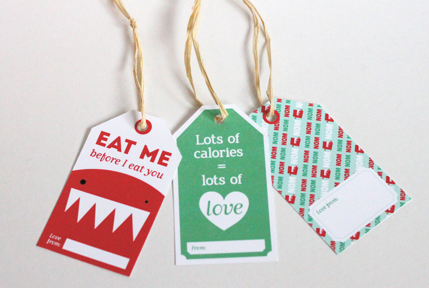 Printable food gift tags | Tamiko Young