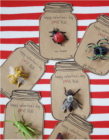 Free Printable Love Bug Valentines | Dandee Designs