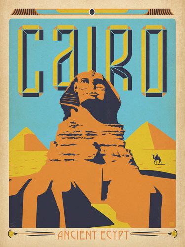 Cairo World Travel Poster on Cool Mom Picks