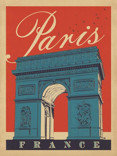 Paris World Travel Poster on Cool Mom Picks