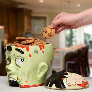 Zombie Head Cookie Jar