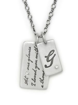 Personalized jewelry: Custom silver charms from Heart and Stone jewelry