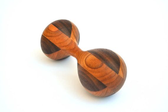 Wooden heirloom baby rattle | Windfall Boutique