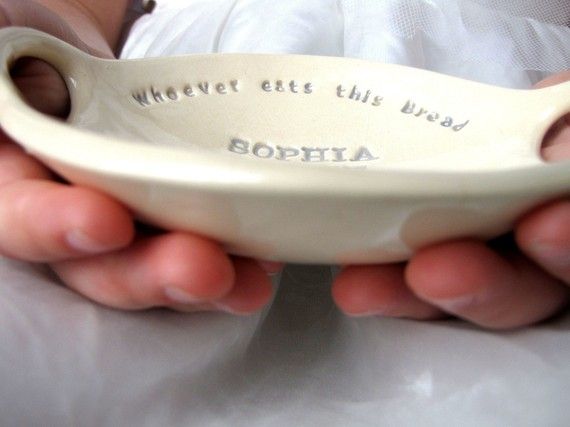 First Communion gift ideas: handmade ceramic bowl