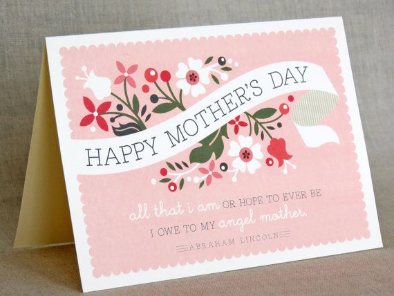 Printable Mother's Day card via coolmompicks.com