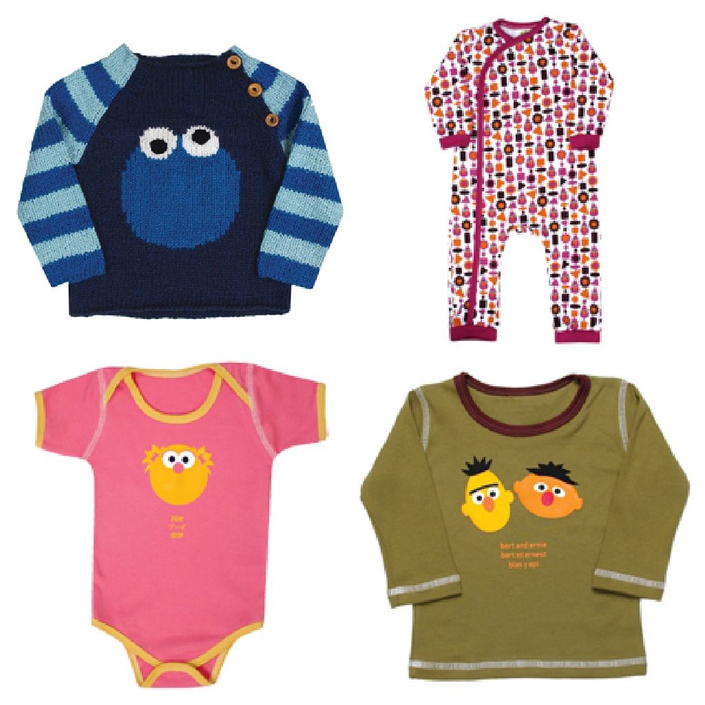 Organic Sesame Street kids' clothes | Kiwi Industries